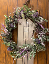 Load image into Gallery viewer, ‘Quiet Lilac’ Faux Wreath
