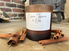 Load image into Gallery viewer, Cuban Tobacco &amp; Oak 30cl Soy Wax Candle
