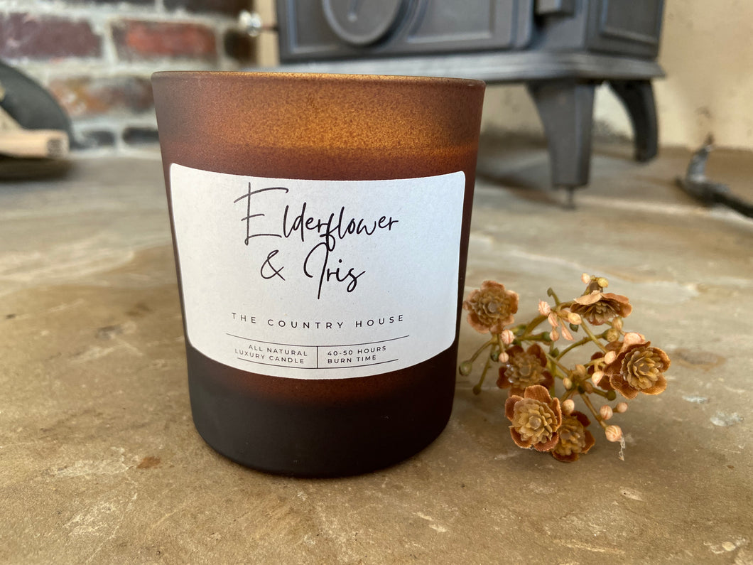 Elderflower & Iris 30cl Soy Wax Candle