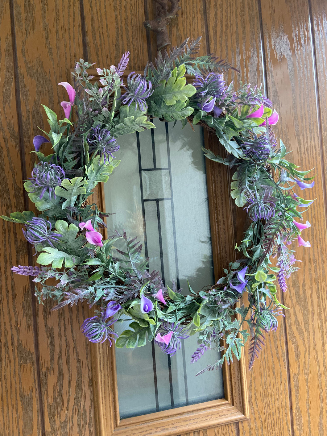 ‘Pop of Pink’ Faux Wreath