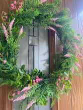 Load image into Gallery viewer, ‘Love Pink’ Faux Wreath
