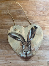 Load image into Gallery viewer, Hare Slate Heart
