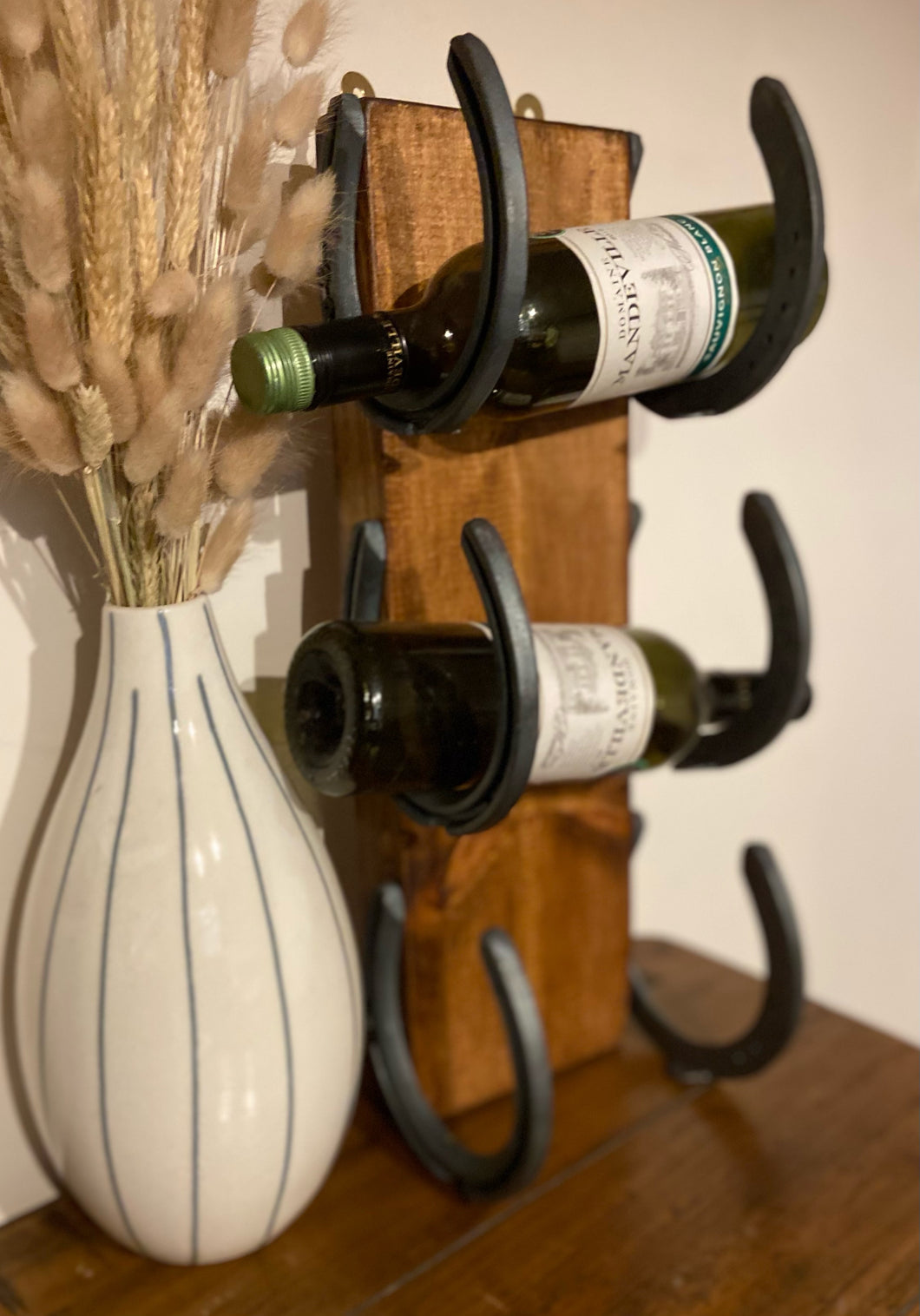 Large Horse Shoe Wine Rack