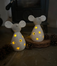 Load image into Gallery viewer, Starry Mouse Tealight Holder
