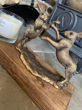 Load image into Gallery viewer, Boxing Hares Candle Holder
