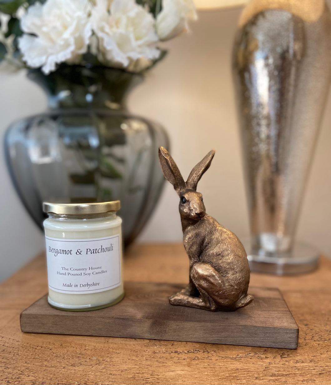 Sitting Hare Candle Holder