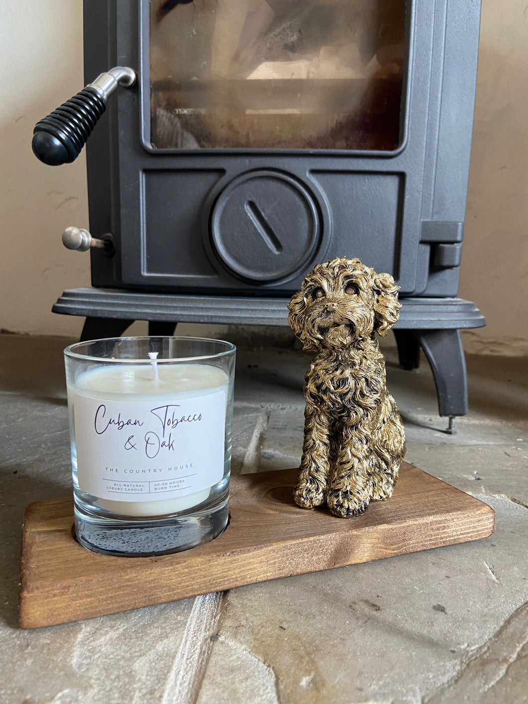 Cockapoo Candle Holder