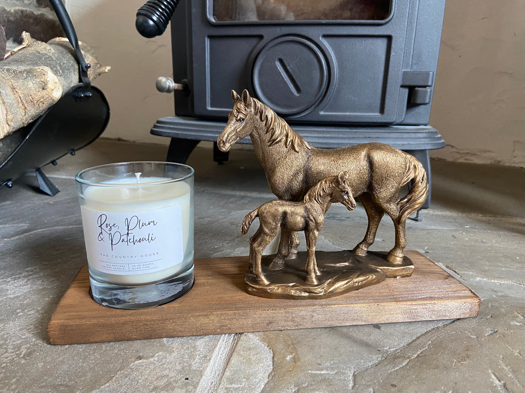 Horse & Foal Candle Holder