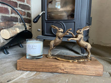 Load image into Gallery viewer, Boxing Hares Candle Holder
