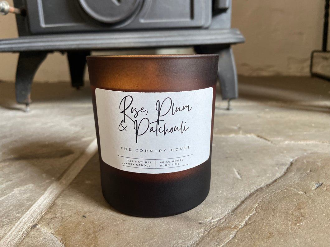 Rose, Plum & Patchouli 30cl Soy Wax Candle